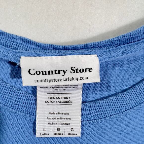 Country Store Hummingbirds T-Shirt Woman's Large Floral Bird Graphic Cottage - Picture 3 of 8